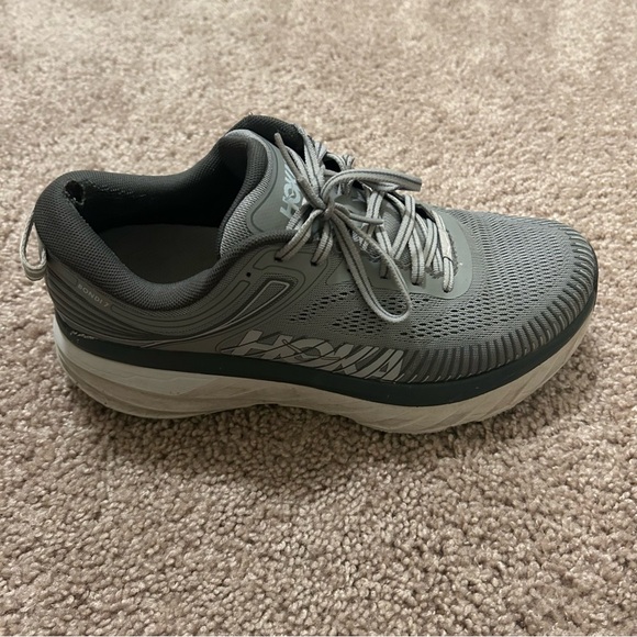 Hoka One One Bondi 7 X-Wide Gray Men’s Size 9 - Picture 11 of 16